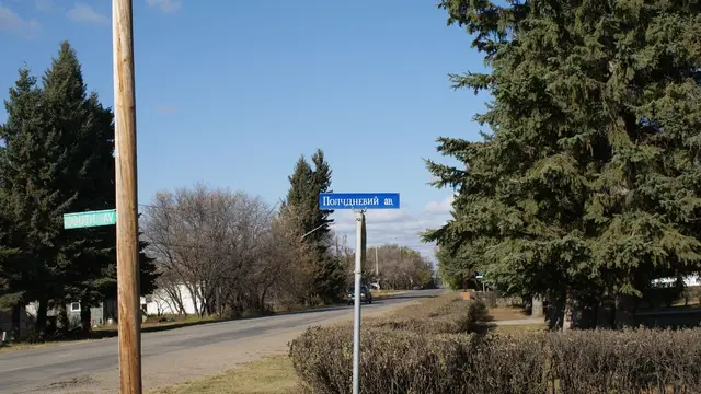 Street signs on South Avenue